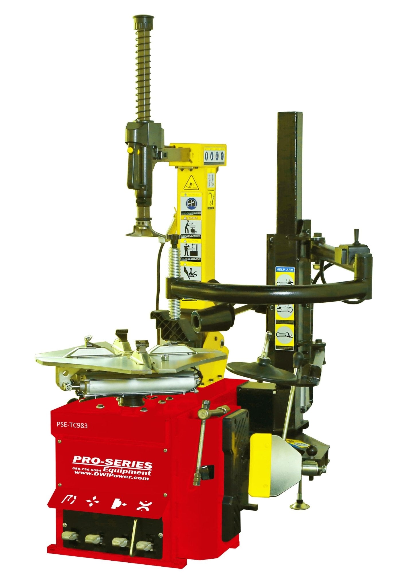 PSE-TC983 Bead Blast Tire Changer With Low Profile Tire Arm