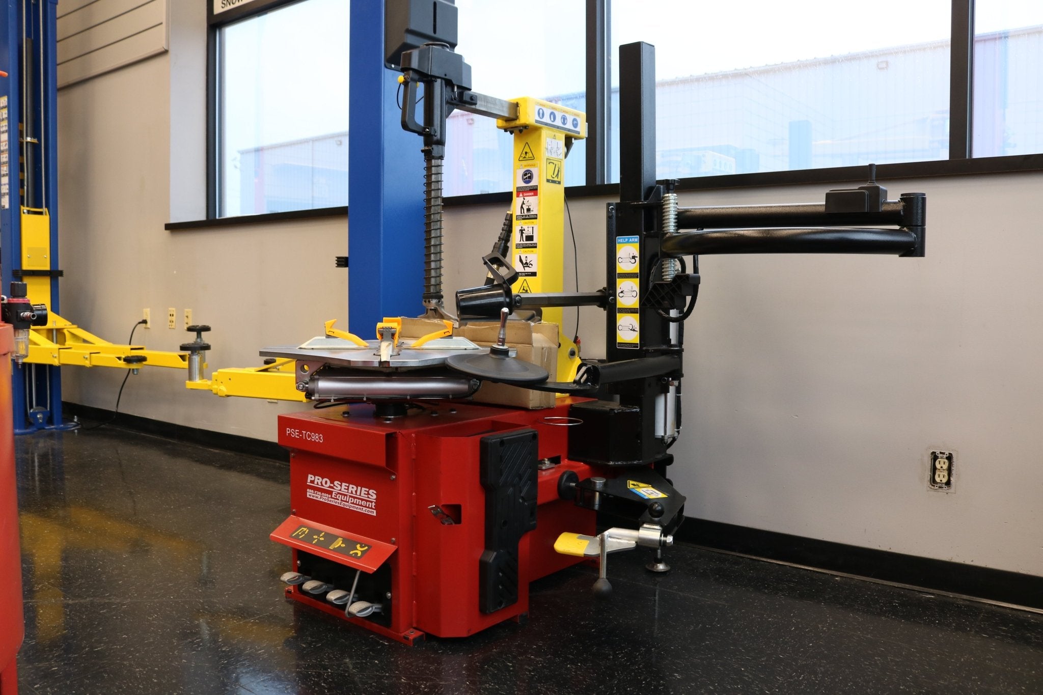 PSE-TC983 Bead Blast Tire Changer With Low Profile Tire Arm – Pro